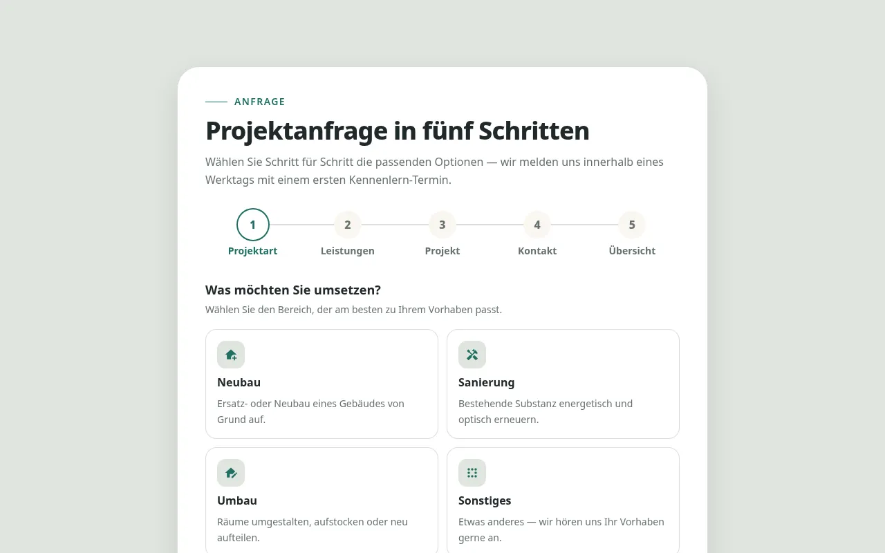 Vorschau FormWizardSteps